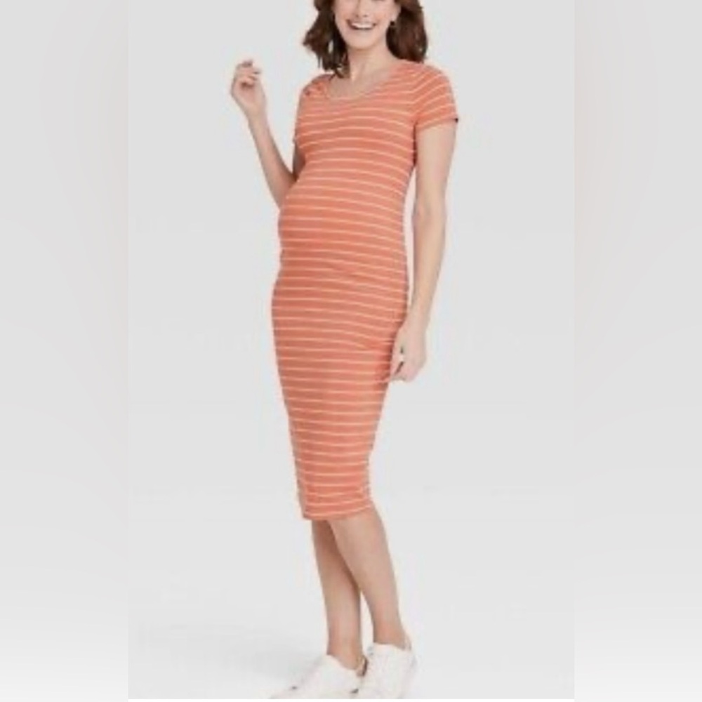 Isabel Maternity NWT Maternity Bodycon Dress - Picture 5 of 5